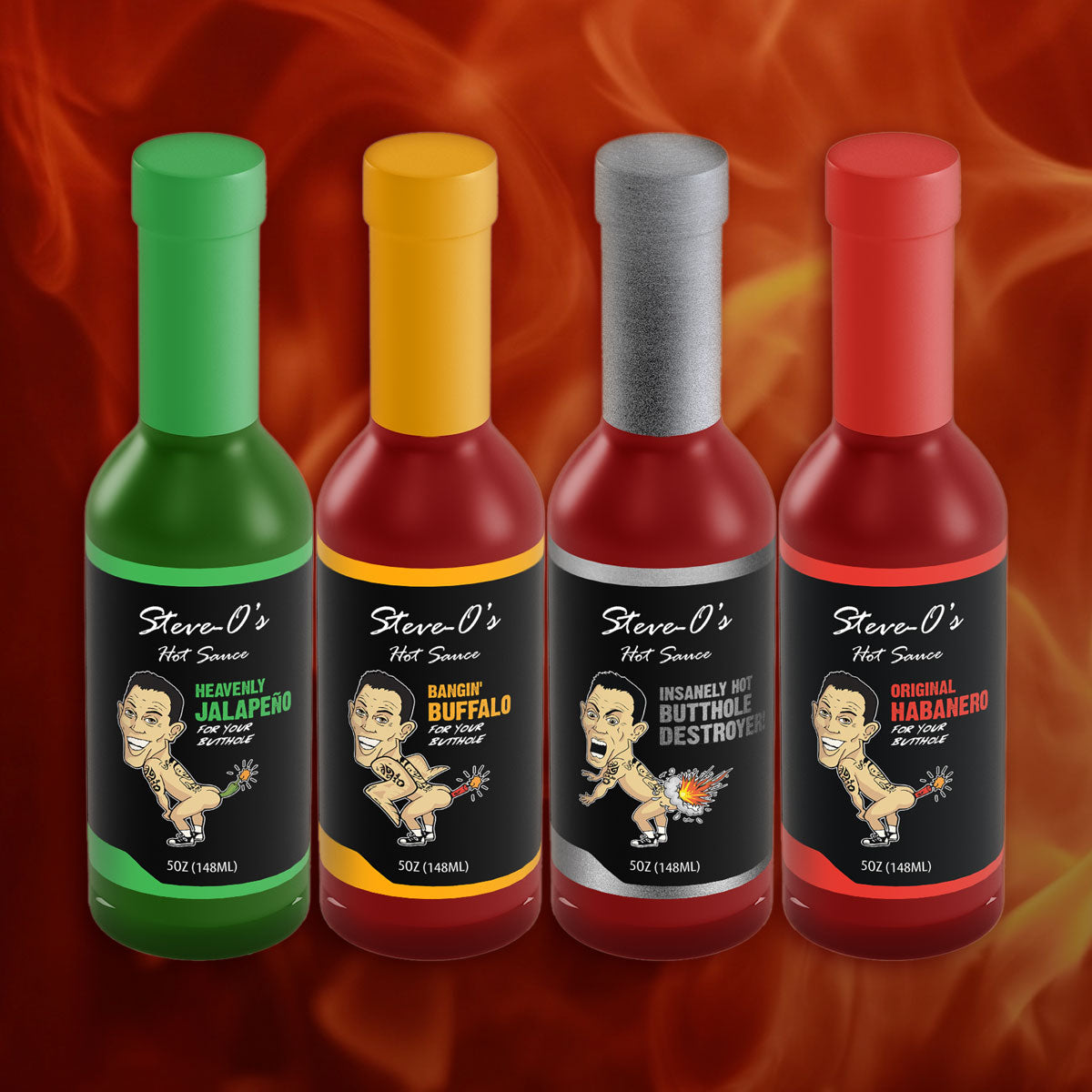 Steve-O's Hot Sauce 4-Pack - DIRTY