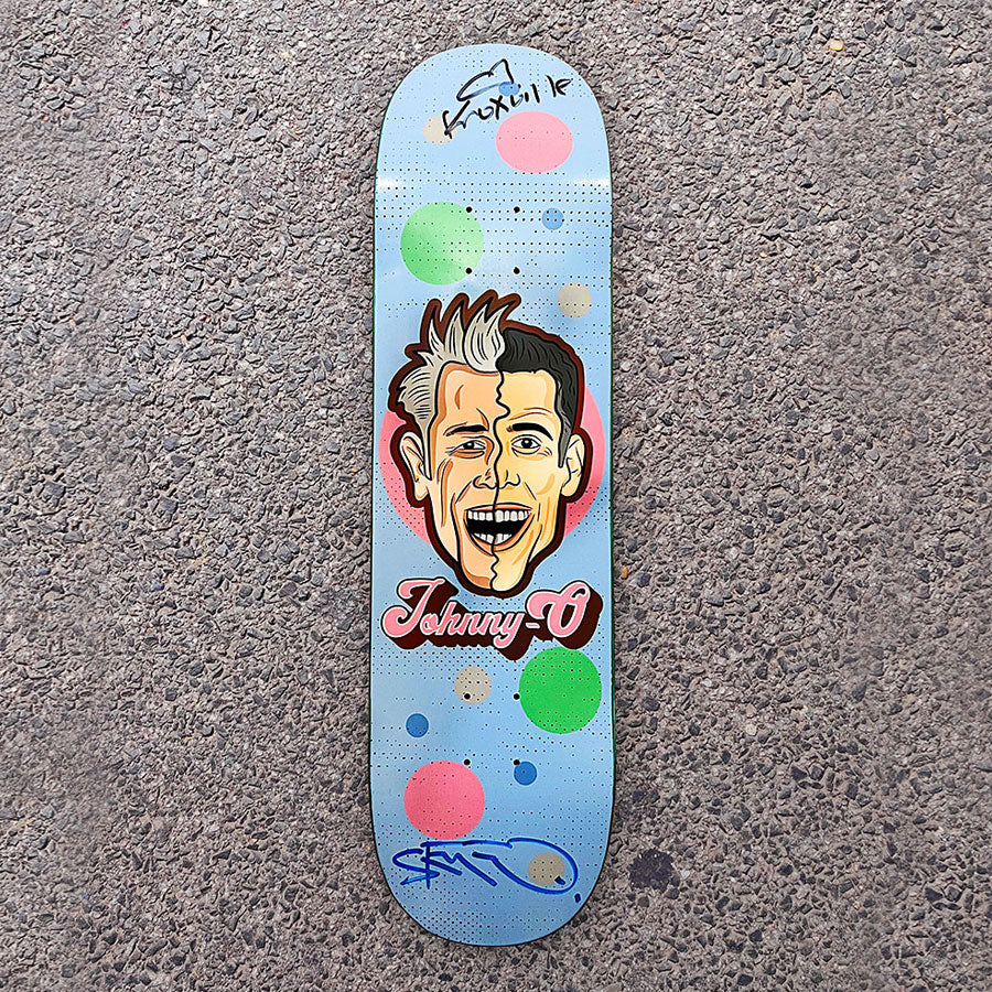 Autographed Johnny-O V3.0 Skateboard Deck