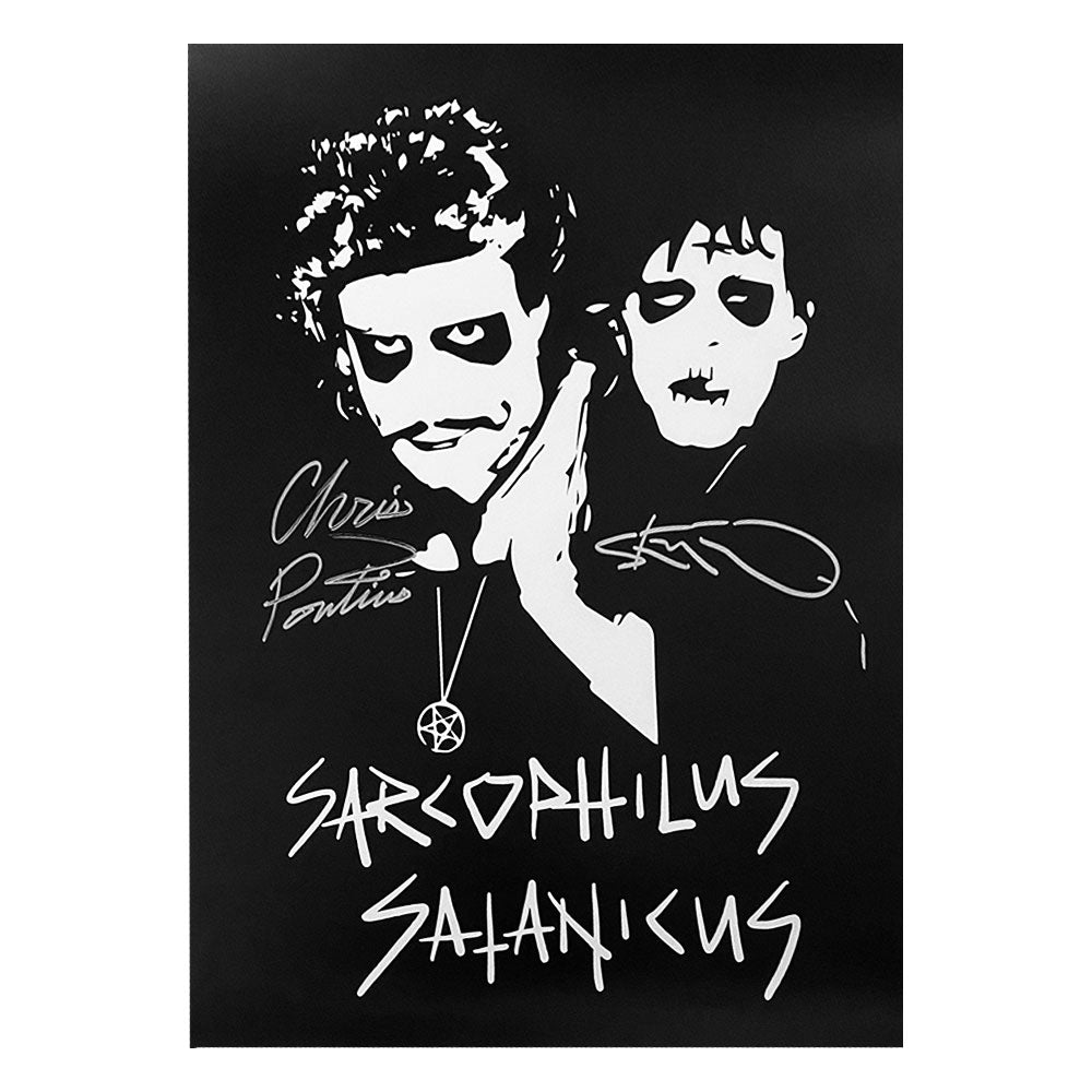 AUTOGRAPHED Sarcophilus Satanicus Poster